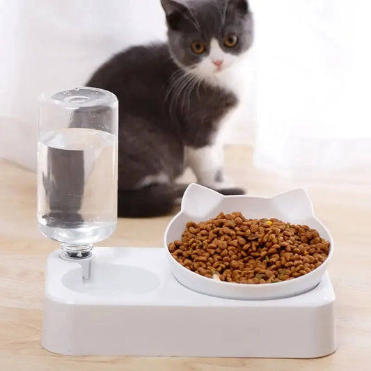 Gamelle avec Distributeur d’Eau pour Chats