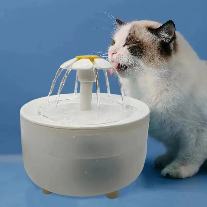 Fontaine à Eau pour Chats 1,2 L – Silencieuse & Filtration USB