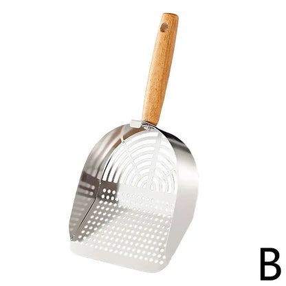 Pelle à Litière en Acier Inoxydable pour Chat