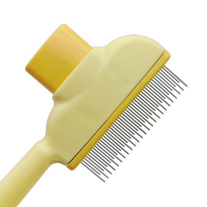 Brosse autonettoyante pour animaux