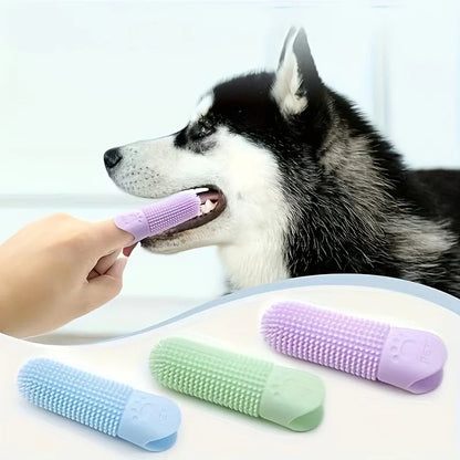 Brosse à dents 360° pour animaux