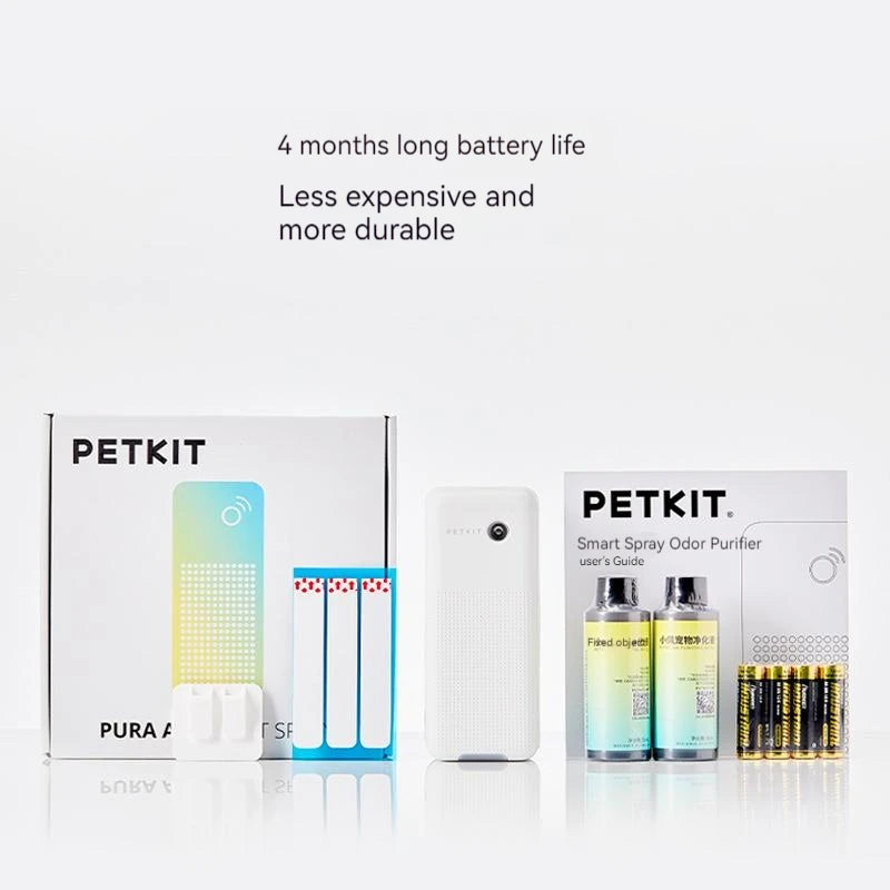 PETKIT PURA MAX bac à litière pour chat accessoires Original intelligent K3 éliminateur d'odeurs de pulvérisation N50 contrôle des odeurs de toilette pour chat nettoyage de l'air
