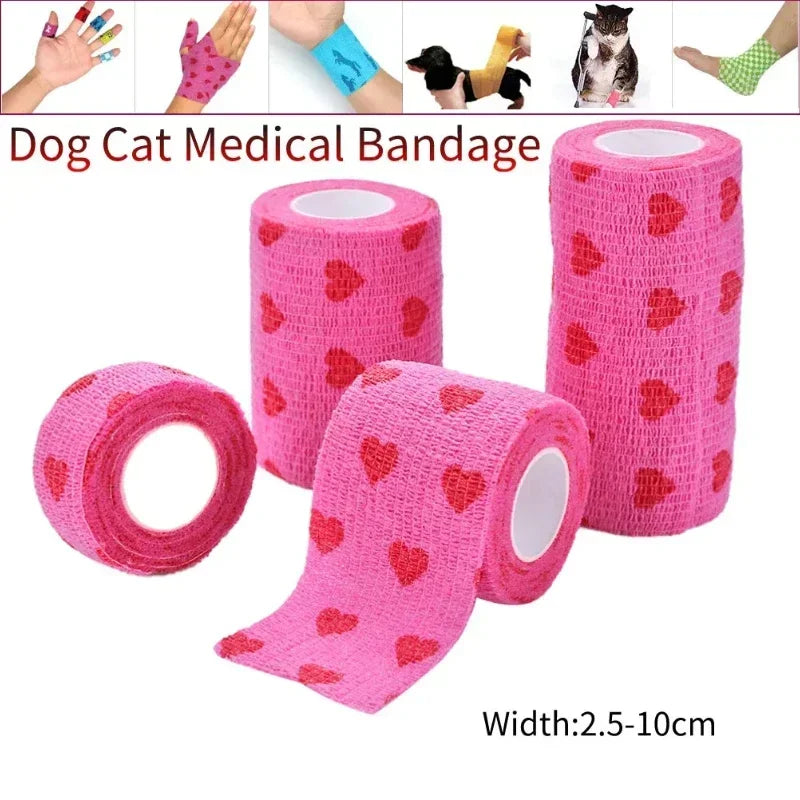 Bandage élastique auto-adhésif pour animaux