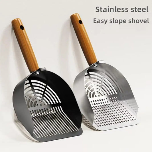 Pelle à Litière en Acier Inoxydable pour Chat