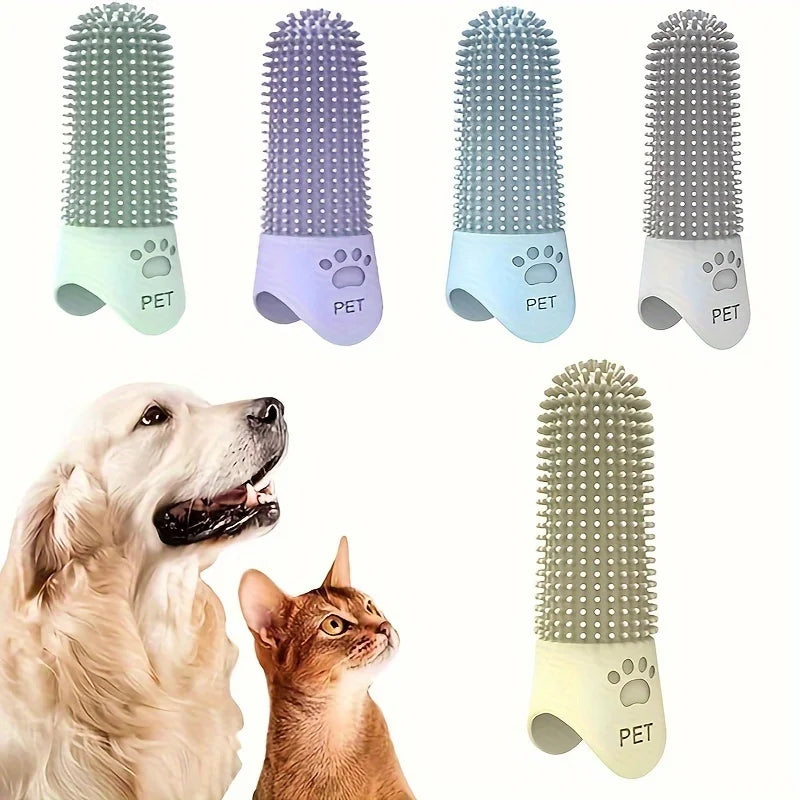 Brosse à dents 360° pour animaux