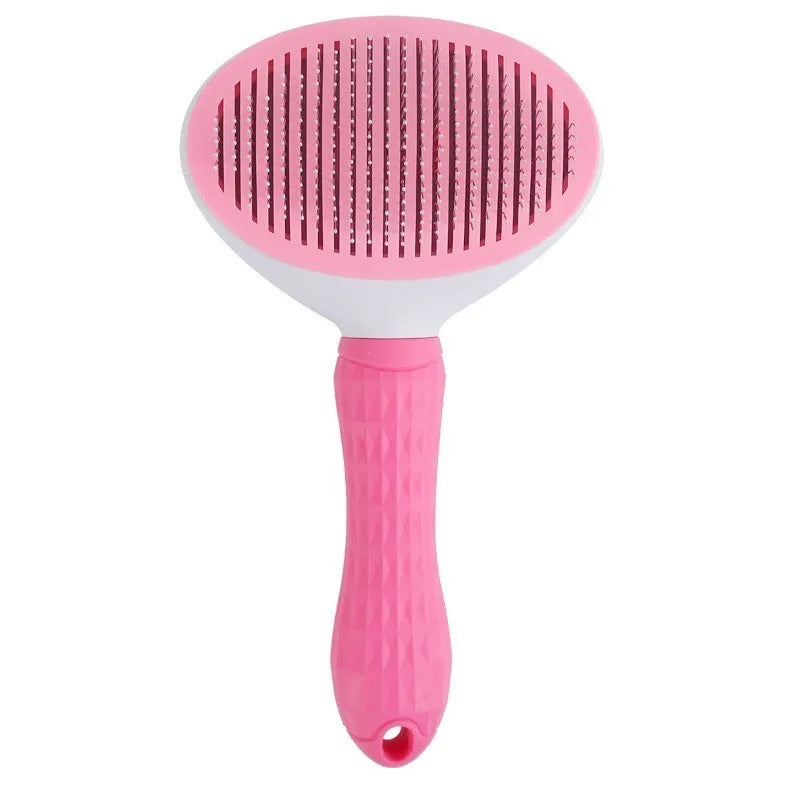 Brosse autonettoyante pour animaux