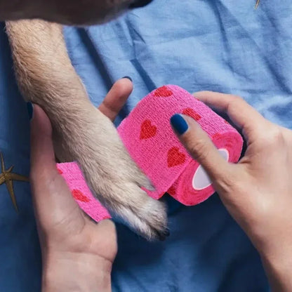 Bandage élastique auto-adhésif pour animaux